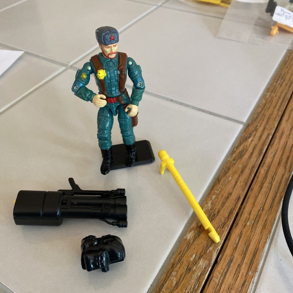 Gi Joe Cobra Arah Figure Big Bear V1 1992 Near Complete